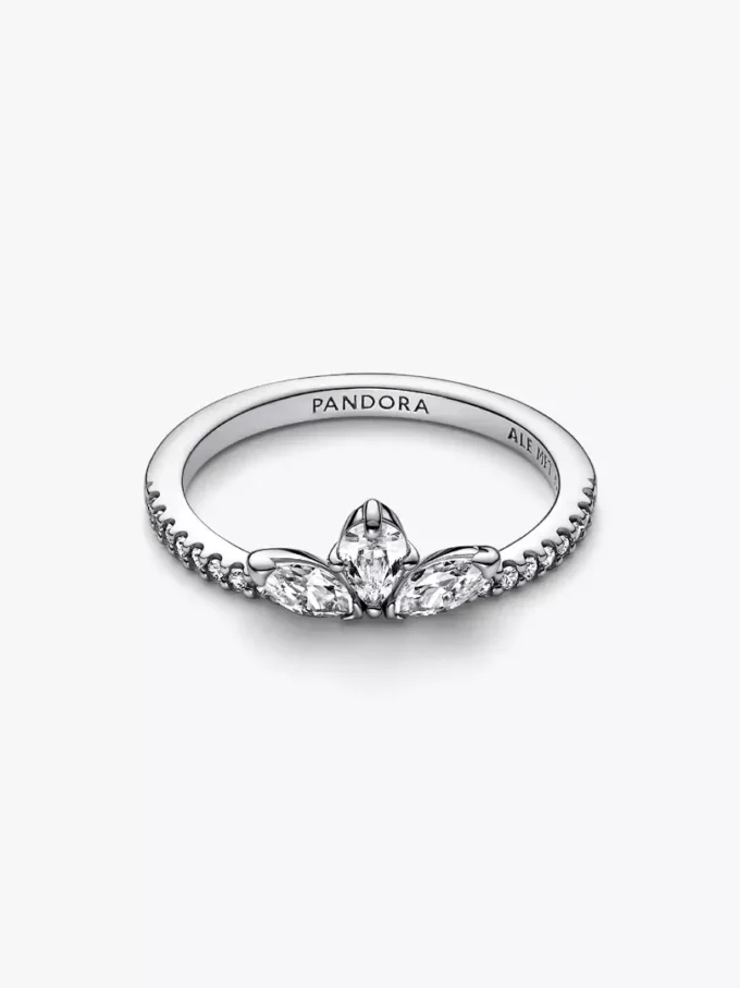 Funkelnder Herbarium-Cluster-Ring aus Sterlingsilber Funkelnder Herbarium-Cluster-Ring aus Sterlingsilber