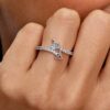 Funkelnder Pfeilring – Sterlingsilber