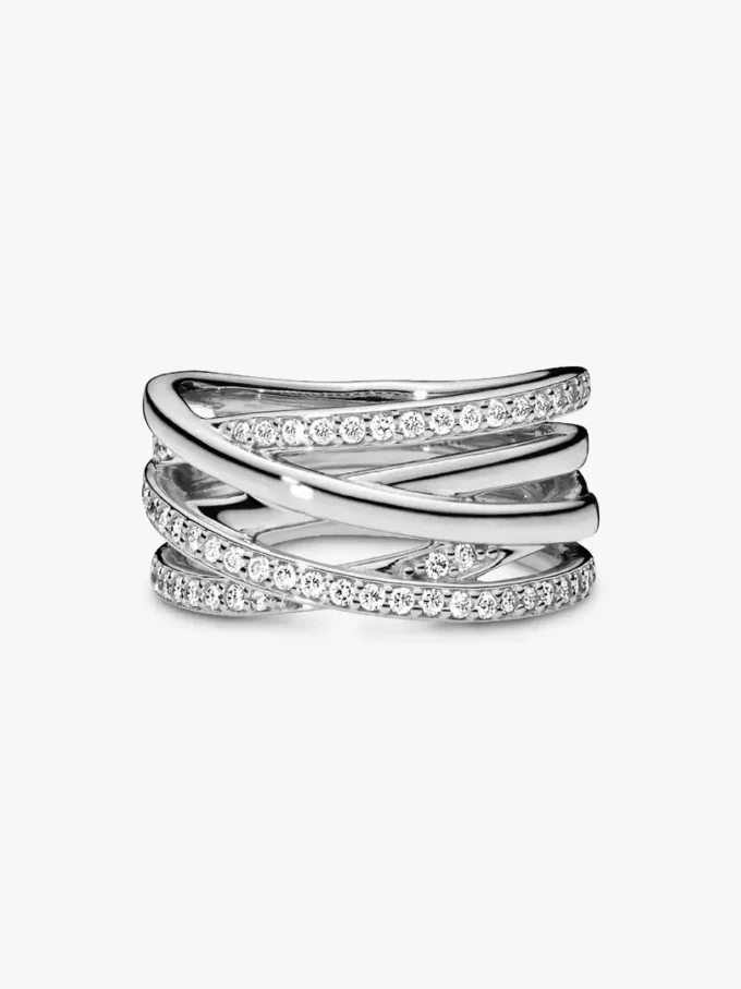 Funkelnder & polierter Ring aus Sterlingsilber Funkelnder & polierter Ring aus Sterlingsilber