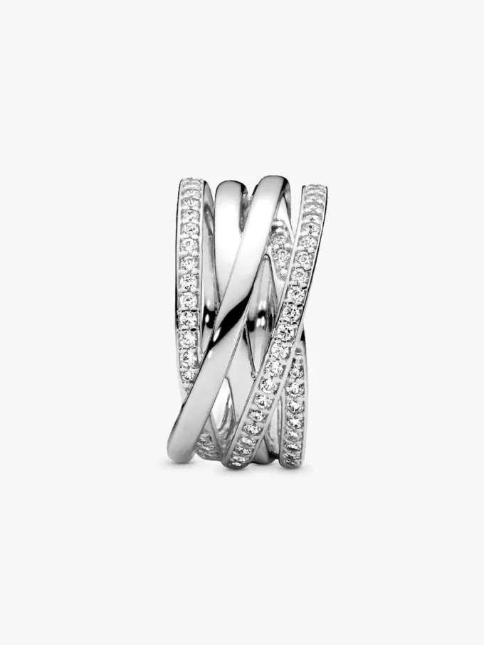 Funkelnder & polierter Ring aus Sterlingsilber Funkelnder & polierter Ring aus Sterlingsilber