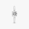 Funkelnder Solitärring – Sterlingsilber Funkelnder Solitärring – Sterlingsilber
