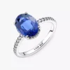 Funkelnder Statement-Halo-Ring aus Sterlingsilber Funkelnder Statement-Halo-Ring aus Sterlingsilber