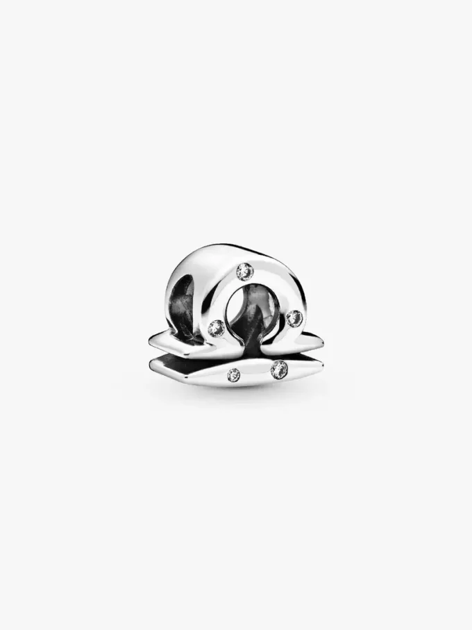Waage-Sternzeichen-Charm-Armband-Set, 2er-Set