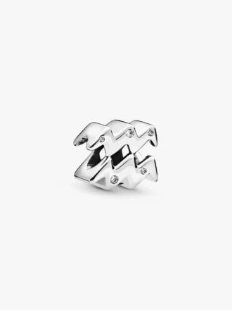 Wassermann-Sternzeichen-Charm-Armband-Set, 2er-Set