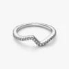 Funkelnder Wellenring aus Sterlingsilber Funkelnder Wellenring aus Sterlingsilber