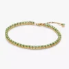 Funkelndes grünes Armband- und Ohrring-Set (2er-Set)