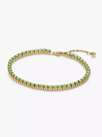 Funkelndes grünes Armband- und Ohrring-Set (2er-Set)