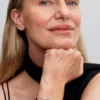 Funkelndes Herz-Tennisarmband, 14 Karat vergoldet