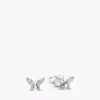 Funkelndes, klares Schmetterlings-Schmuckset, 3-teilig Funkelndes, klares Schmetterlings-Schmuckset, 3-teilig