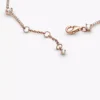 Funkelndes Pavé-Armband mit Stäbchen, 14 Karat Roségold-Beschichtung Funkelndes Pavé-Armband mit Stäbchen, 14 Karat Roségold-Beschichtung