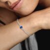 Funkelndes Pavé-Tennis-Armband – Sterlingsilber