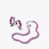 Funkelndes rosa Tennis-Schmuckset, 2er-Set Funkelndes rosa Tennis-Schmuckset, 2er-Set