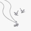 Funkelndes blaues Schmetterlings-Schmuck-Geschenkset – Sterlingsilber Funkelndes blaues Schmetterlings-Schmuck-Geschenkset – Sterlingsilber