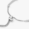 Funkelndes Slider-Tennisarmband aus Sterlingsilber Funkelndes Slider-Tennisarmband aus Sterlingsilber