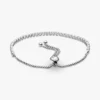 Funkelndes Slider-Tennisarmband aus Sterlingsilber Funkelndes Slider-Tennisarmband aus Sterlingsilber