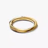 Gedrehter Ring, 14 Karat vergoldet Gedrehter Ring, 14 Karat vergoldet