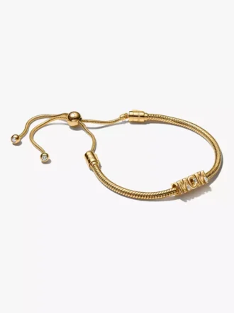 Geschenkset „Cherished Mom“-Armbänder, 14-karätig vergoldet Geschenkset „Cherished Mom“-Armbänder, 14-karätig vergoldet