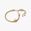 Geschenkset mit goldenem Vorhängeschloss-Armband, 14-karätig vergoldet Geschenkset mit goldenem Vorhängeschloss-Armband, 14-karätig vergoldet