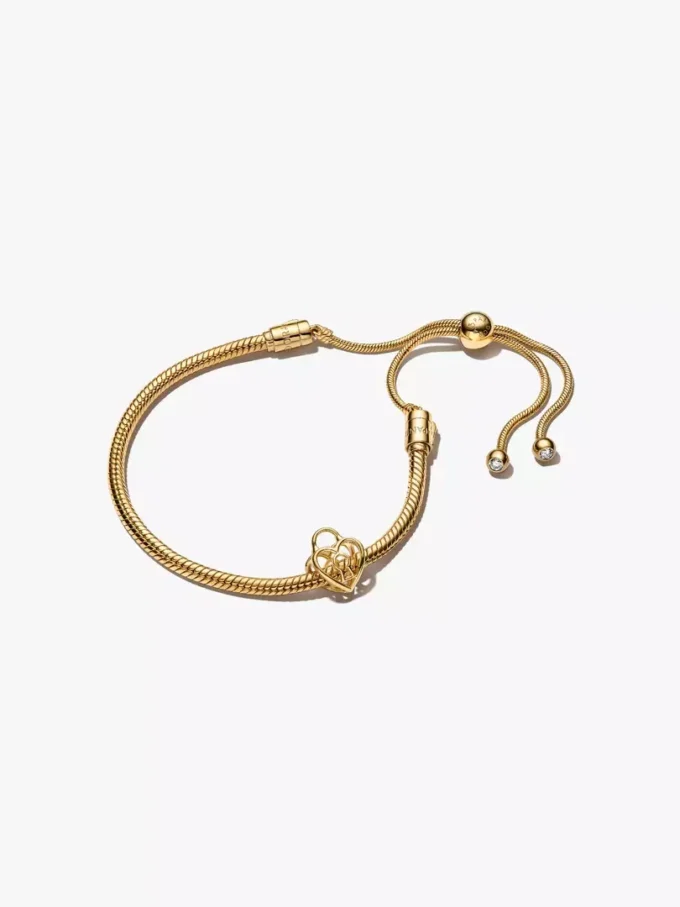 Geschenkset mit goldenem Vorhängeschloss-Armband, 14-karätig vergoldet Geschenkset mit goldenem Vorhängeschloss-Armband, 14-karätig vergoldet