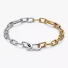 Gliederarmband aus Sterlingsilber, 14-karätig vergoldet Gliederarmband aus Sterlingsilber, 14-karätig vergoldet