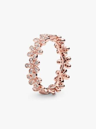 Gänseblümchen-Ring – 14 Karat Roségold-Beschichtung
