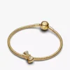 Goldfarbenes Armband-Set mit funkelnder Schleife, 2er-Set Goldfarbenes Armband-Set mit funkelnder Schleife, 2er-Set