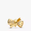 Goldfarbenes Armband-Set mit funkelnder Schleife, 2er-Set Goldfarbenes Armband-Set mit funkelnder Schleife, 2er-Set