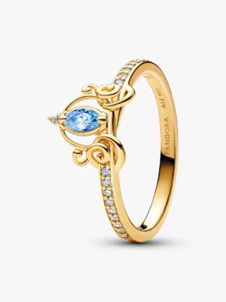 Disney Cinderella’s Carriage Ring, 14 Karat vergoldet