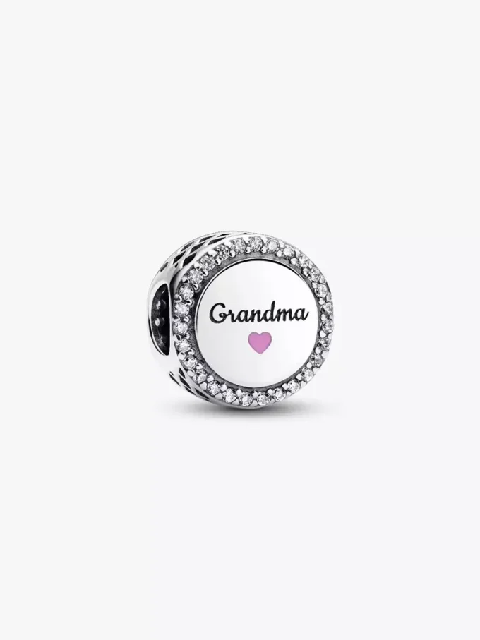 „Grandma“-Charm aus Sterlingsilber