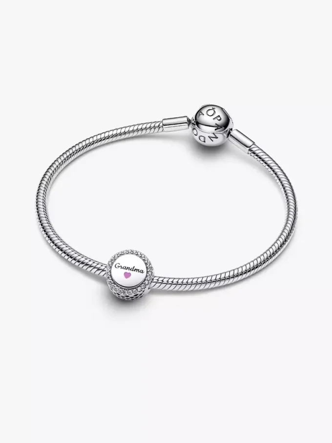 „Grandma“-Charm aus Sterlingsilber