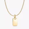 Gravierbare rechteckige Dog-Tag-Halskette, 2er-Set Gravierbare rechteckige Dog-Tag-Halskette, 2er-Set