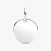 Gravierbarer Anhänger mit im Labor gezüchtetem Diamanten, 0,012 Karat, Sterlingsilber Gravierbarer Anhänger mit im Labor gezüchtetem Diamanten, 0,012 Karat, Sterlingsilber