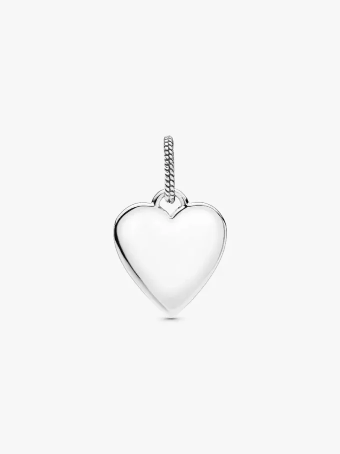 Gravierbarer Herz-Anhänger aus Sterlingsilber