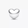 Gravierbarer Herz-Charm aus Sterlingsilber mit echtem roten Stein Gravierbarer Herz-Charm aus Sterlingsilber mit echtem roten Stein