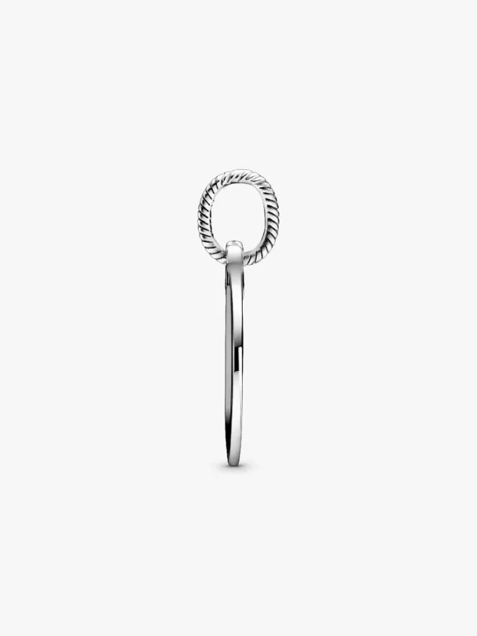 Gravierbarer runder Anhänger aus Sterlingsilber