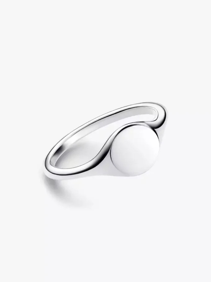 Gravierbarer Siegelring aus Sterlingsilber Gravierbarer Siegelring aus Sterlingsilber