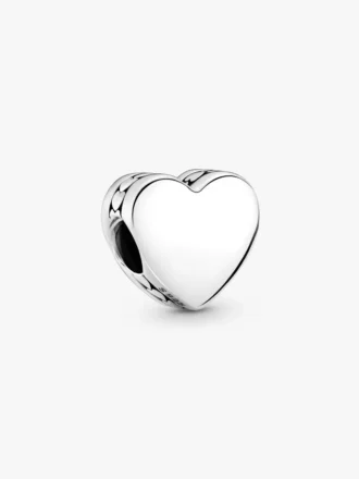 „Besties“-Herz-Charm aus Sterlingsilber