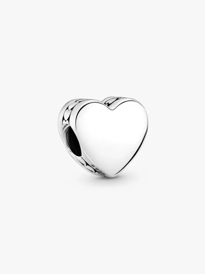 „Besties“-Herz-Charm aus Sterlingsilber „Besties“-Herz-Charm aus Sterlingsilber