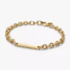 Gravierbares vergoldetes Armband-Set für Sie und Ihn, 2er-Set Gravierbares vergoldetes Armband-Set für Sie und Ihn, 2er-Set