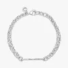 Gravierbares Bar-Link-Armband aus Sterlingsilber Gravierbares Bar-Link-Armband aus Sterlingsilber
