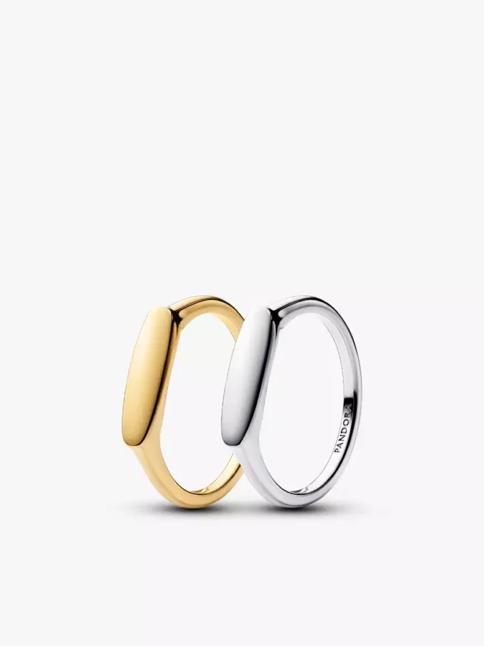 Gravierbares Bar-Ring-Set „Love Notes“ (2er-Set) Gravierbares Bar-Ring-Set „Love Notes“ (2er-Set)