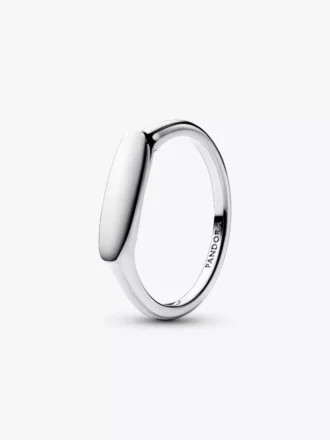 Gravierbarer Bar-Ring aus Sterlingsilber