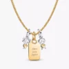 Gravierbares Charm-Halskettenset „A Mother’s Love“ (4er-Set) Gravierbares Charm-Halskettenset „A Mother’s Love“ (4er-Set)