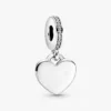 Gravierbares Herz-Dangle Charm-Armband-Set, 2er-Set Gravierbares Herz-Dangle Charm-Armband-Set, 2er-Set