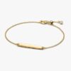 Gravierbares Stabketten-Armband – 14-karätige Vergoldung