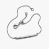 Gravierbares Stabketten-Armband – Sterlingsilber