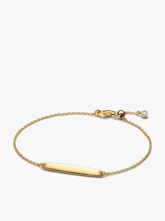 Gravierbares vergoldetes Armband-Set für Sie und Ihn – 2er-Set