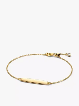 Gravierbares vergoldetes Armband-Set für Sie und Ihn, 2er-Set
