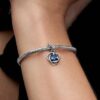 Blue Eternity Circle Dangle Charm – Sterlingsilber Blue Eternity Circle Dangle Charm – Sterlingsilber