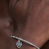 Blue Eternity Circle Dangle Charm – Sterlingsilber Blue Eternity Circle Dangle Charm – Sterlingsilber